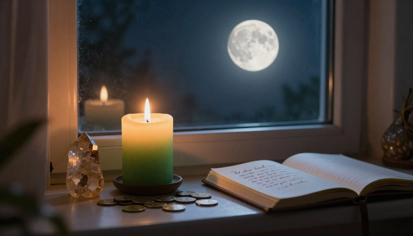 Rituais de Lua Cheia para Manifestar Abundância: magia lunar prática para prosperidade