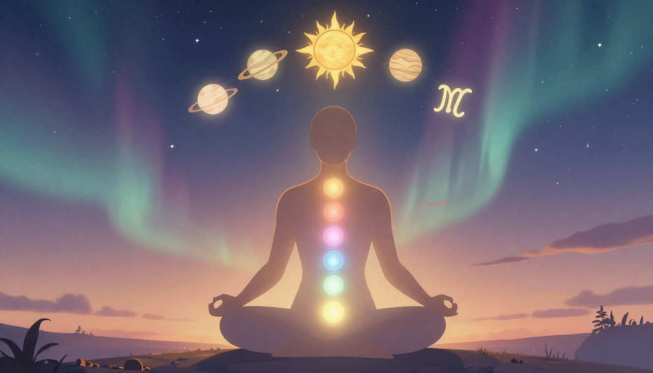 Chakras e Energias Planetárias: alinhando centros internos com o céu