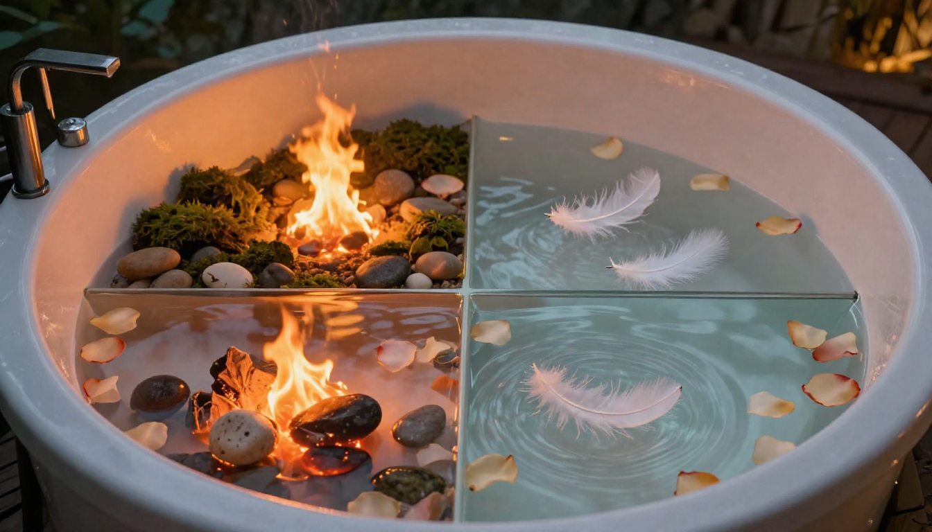 Rituais de Banho Espiritual por Elemento do Zodíaco: Limpe, Centralize e Recarregue