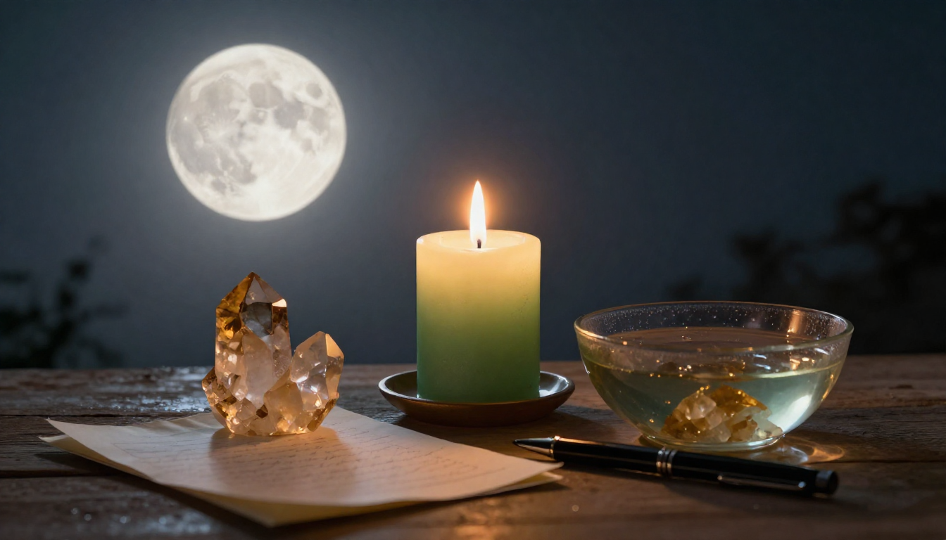 Rituais de Lua Cheia para Manifestar Abundância