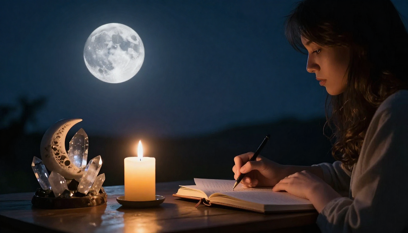 Intenções na Lua Nova: Um Guia Prático para Definir e Manifestar