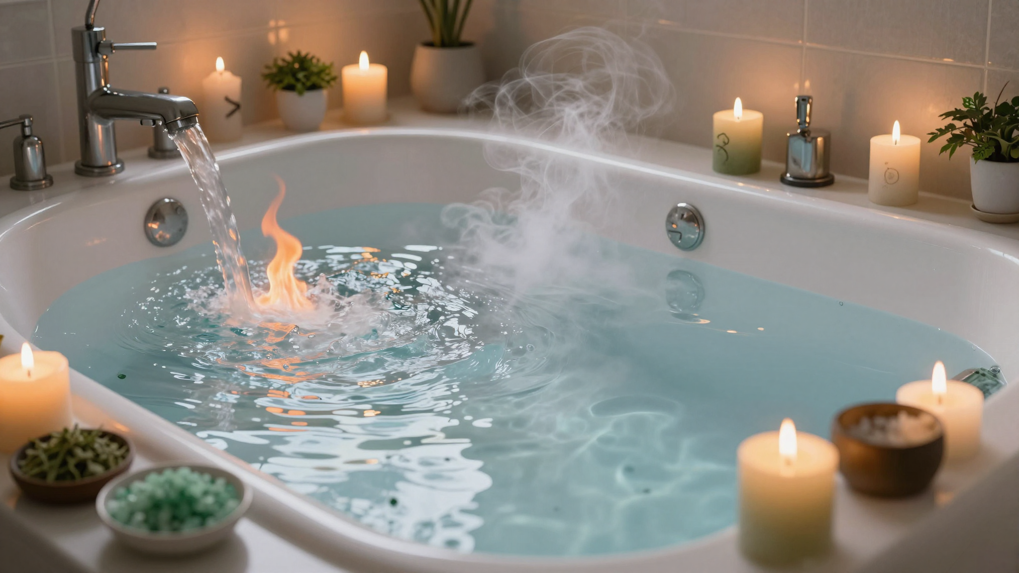 Rituais de Banho Espiritual por Elemento do Zodíaco (Fogo, Água, Ar, Terra)