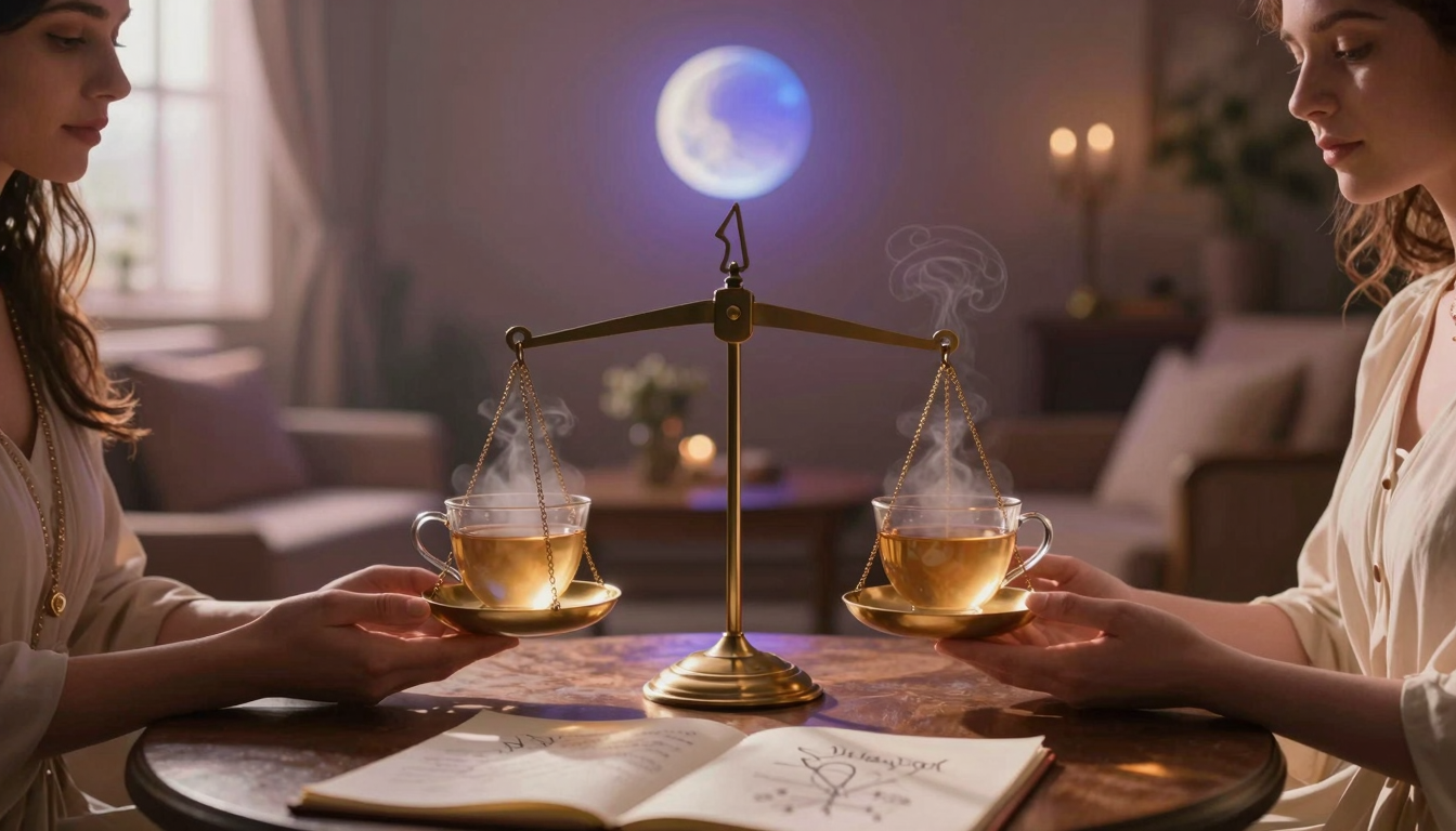 Libra e o Equilíbrio nos Relacionamentos: o que a Lua e os sinais pedem hoje (01/04/2026)