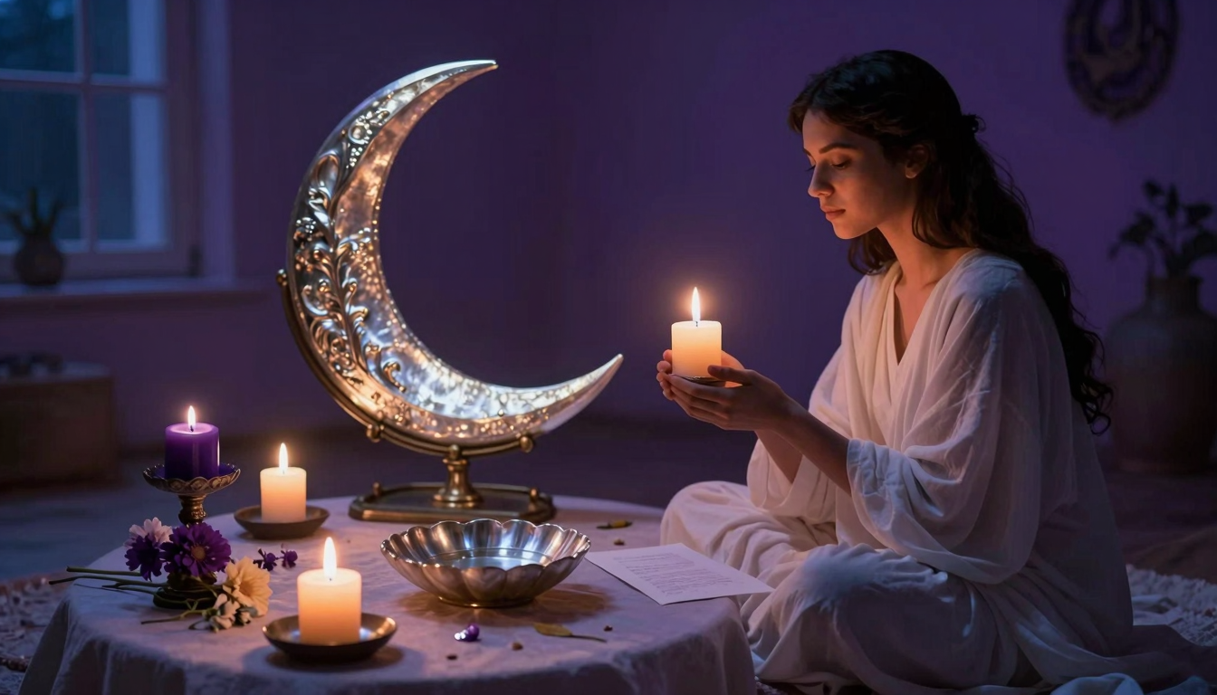 Lua Nova em 2 de abril de 2026: rituais para renovar o amor com intenção