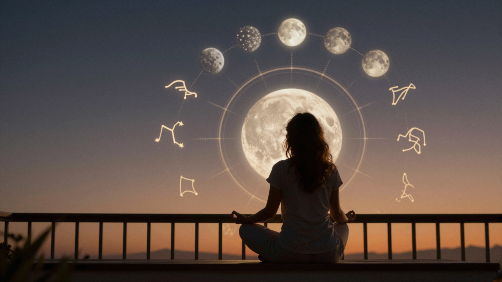 Meditação de Mindfulness Guiada pela Astrologia: Como Praticar com a Lua e o Momento