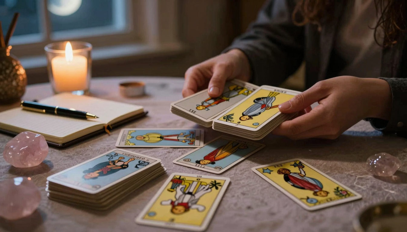 Tarot para decisões no amor: perguntas de journaling, sinais da Lua e números do destino (04/06/2026)