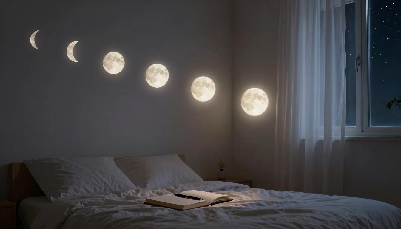 Luz da Lua, Sono e Sonhos: Como Cada Fase Lunar Muda Sua Noite