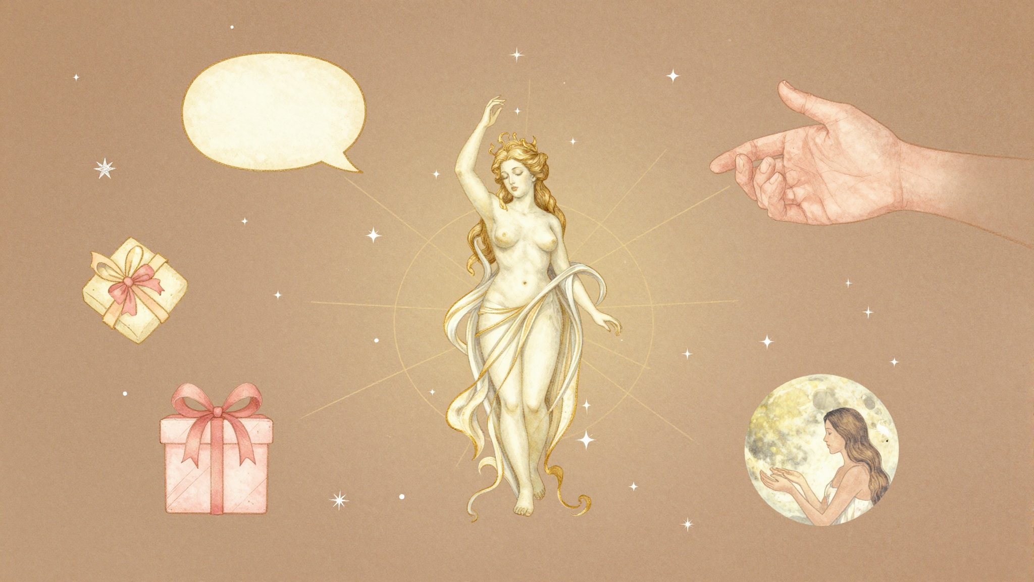 Vênus no seu mapa astral & Linguagem do Amor