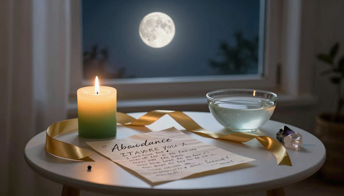 Rituais de Lua Cheia para Manifestar Abundância