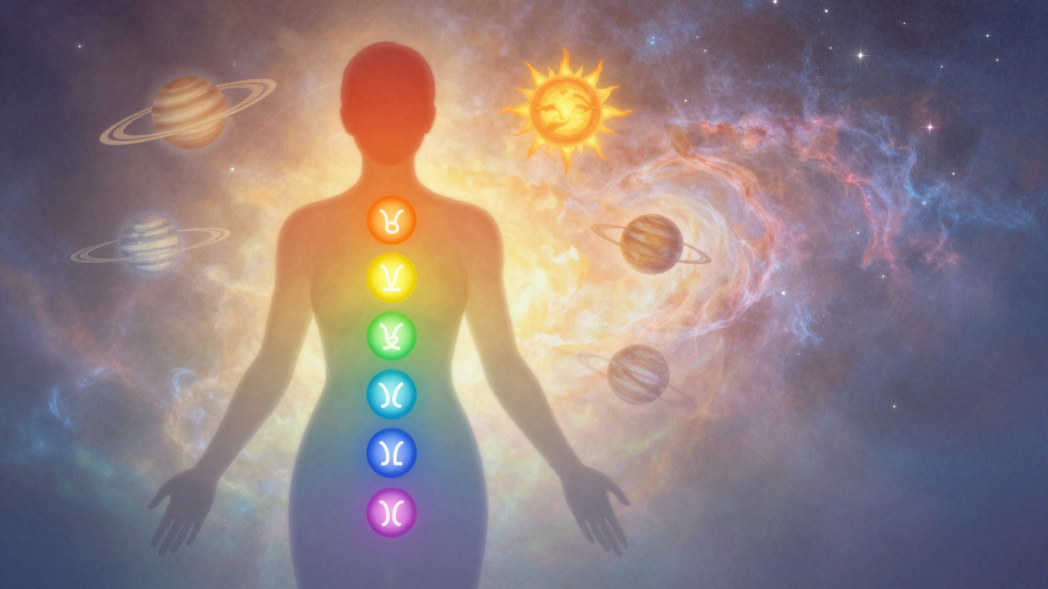 Chakras e Energias Planetárias: como o cosmos molda seu equilíbrio interno