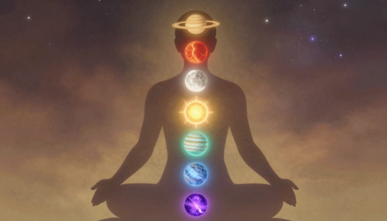 A Conexão Entre Chakras e Energias Planetárias