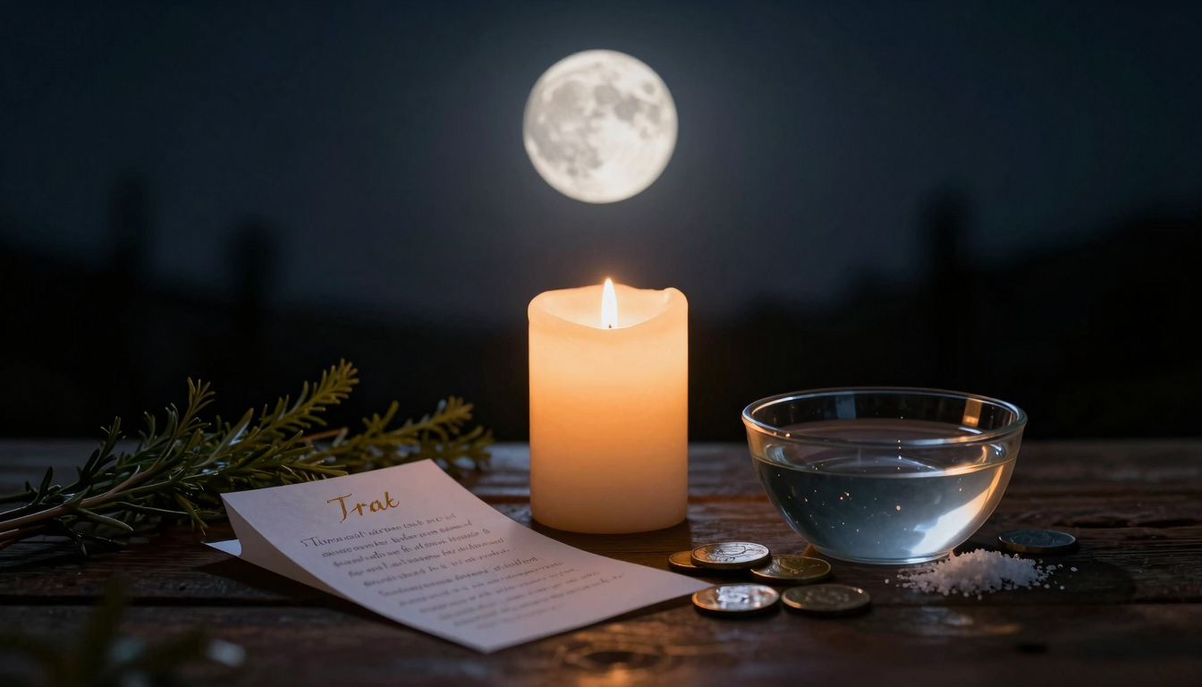 Rituais de Lua Cheia para Manifestar Abundância