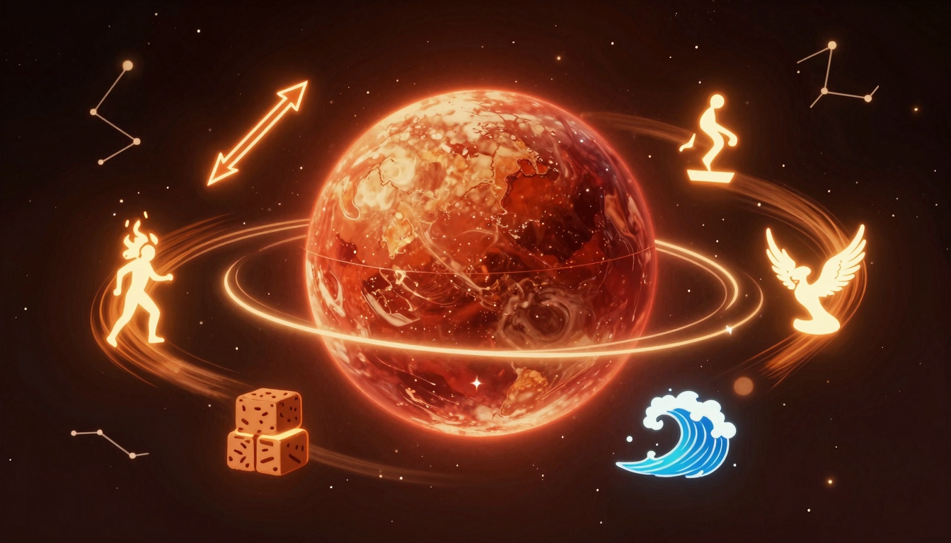 Posição de Marte e seu estilo de motivação: como você persegue metas, ganha energia e age