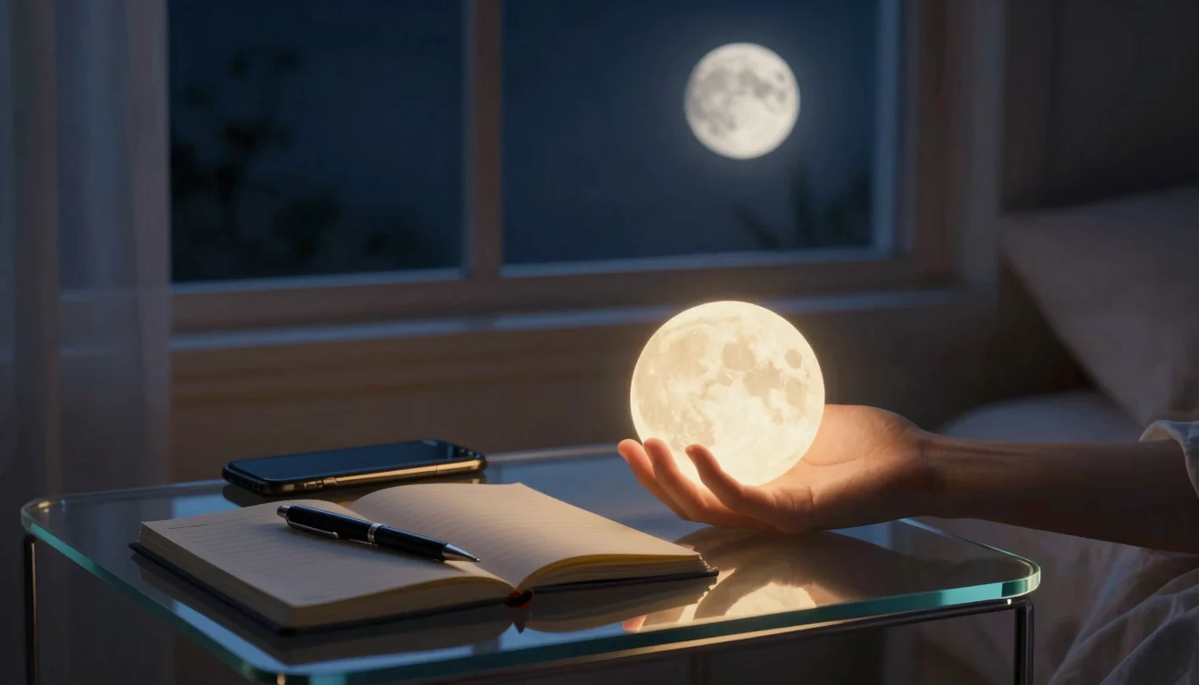 Checklist da Lua Nova Profunda para Desacelerar Hoje à Noite